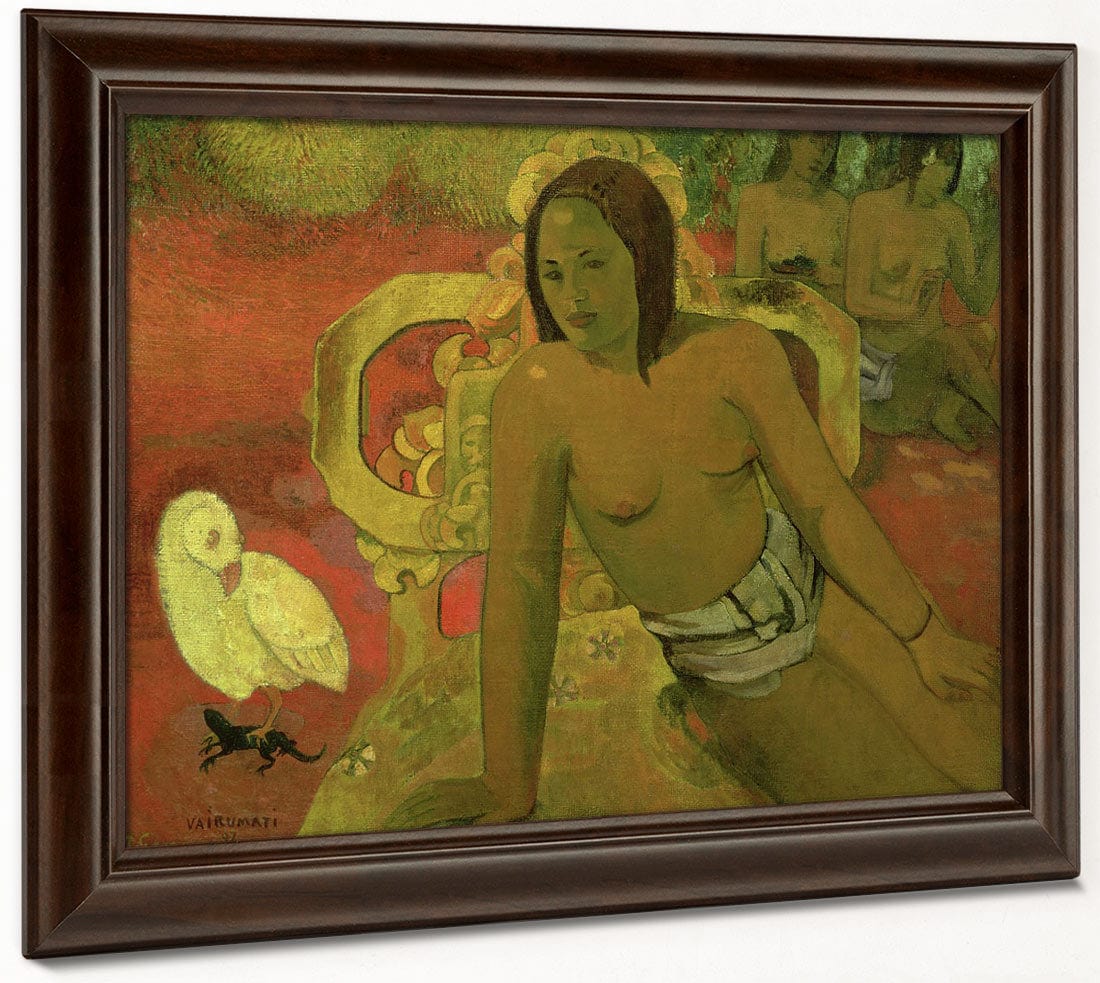 Vairumati By Paul Gauguin Fine Art Print 2