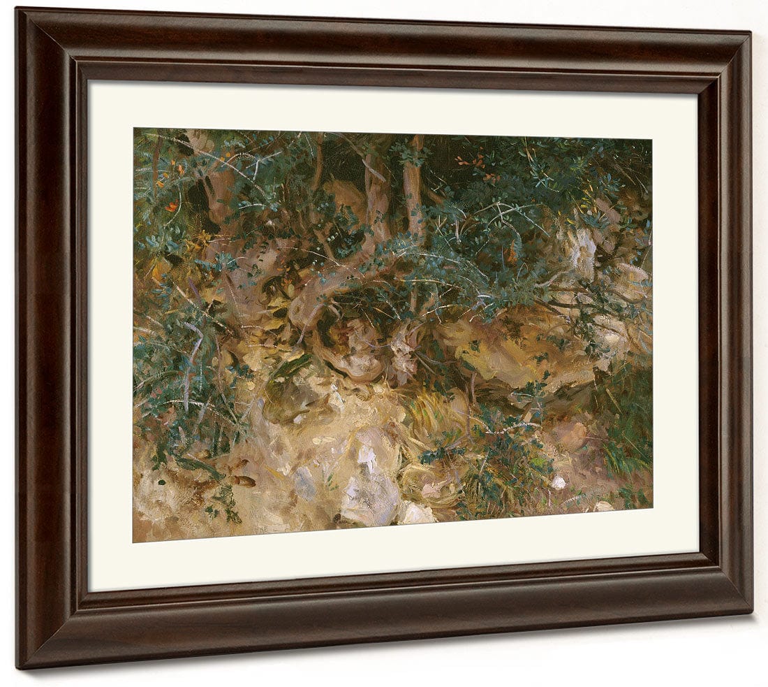 Valdemosa, Majorca Thistles And Herbage On A Hillside By John Singer Sargent Fine Art Print 2