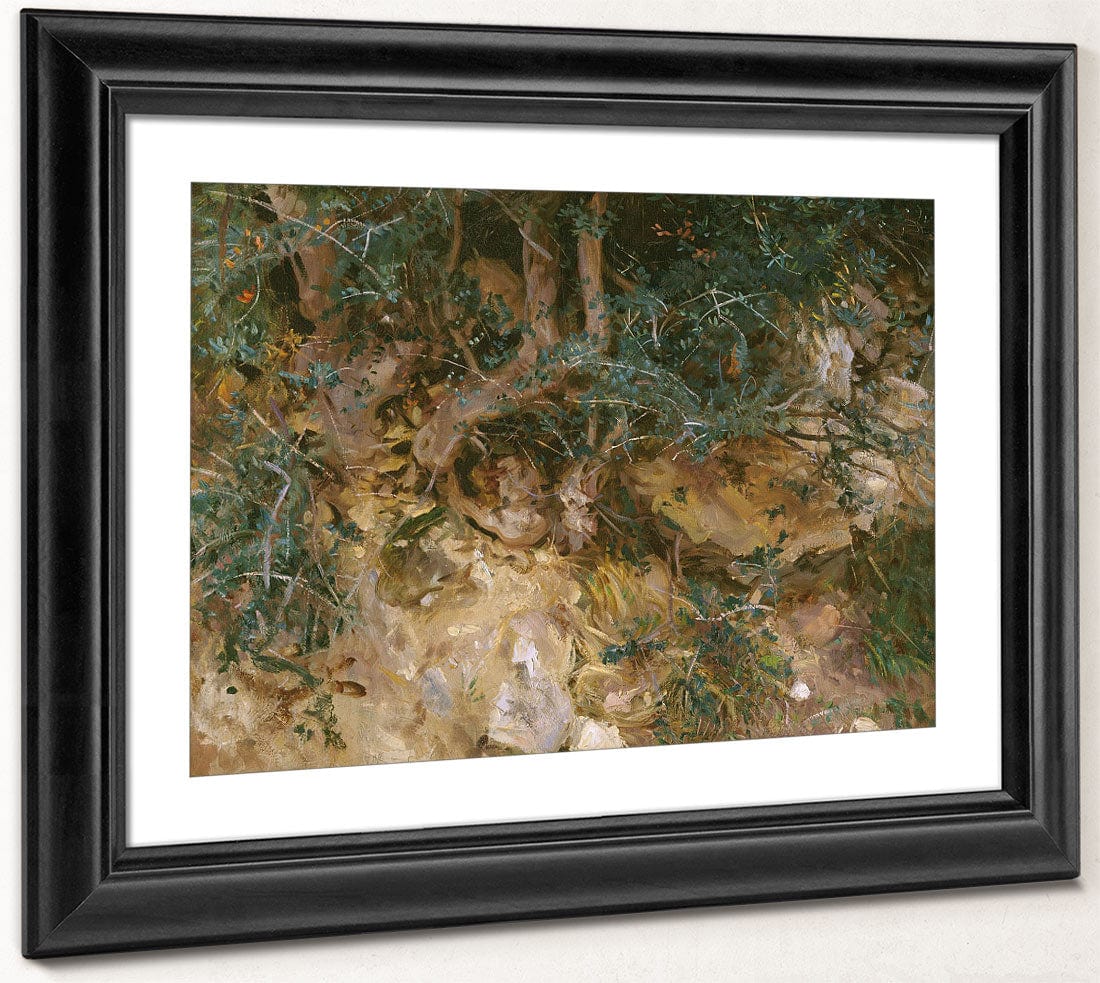 Valdemosa, Majorca Thistles And Herbage On A Hillside By John Singer Sargent Fine Art Print 2