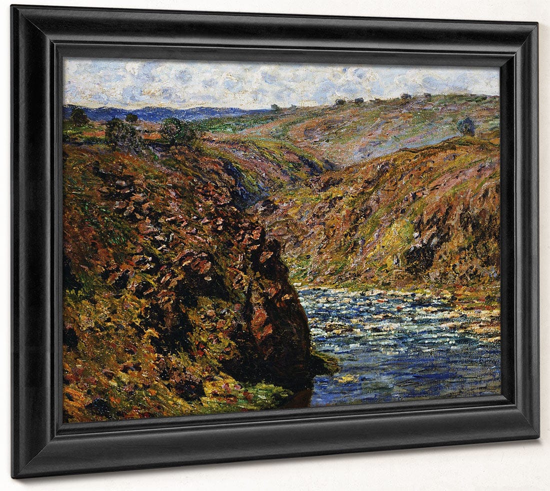 Valley Of The Creuse (Sunlight Effect) By Claude Monet Fine Art Print 2