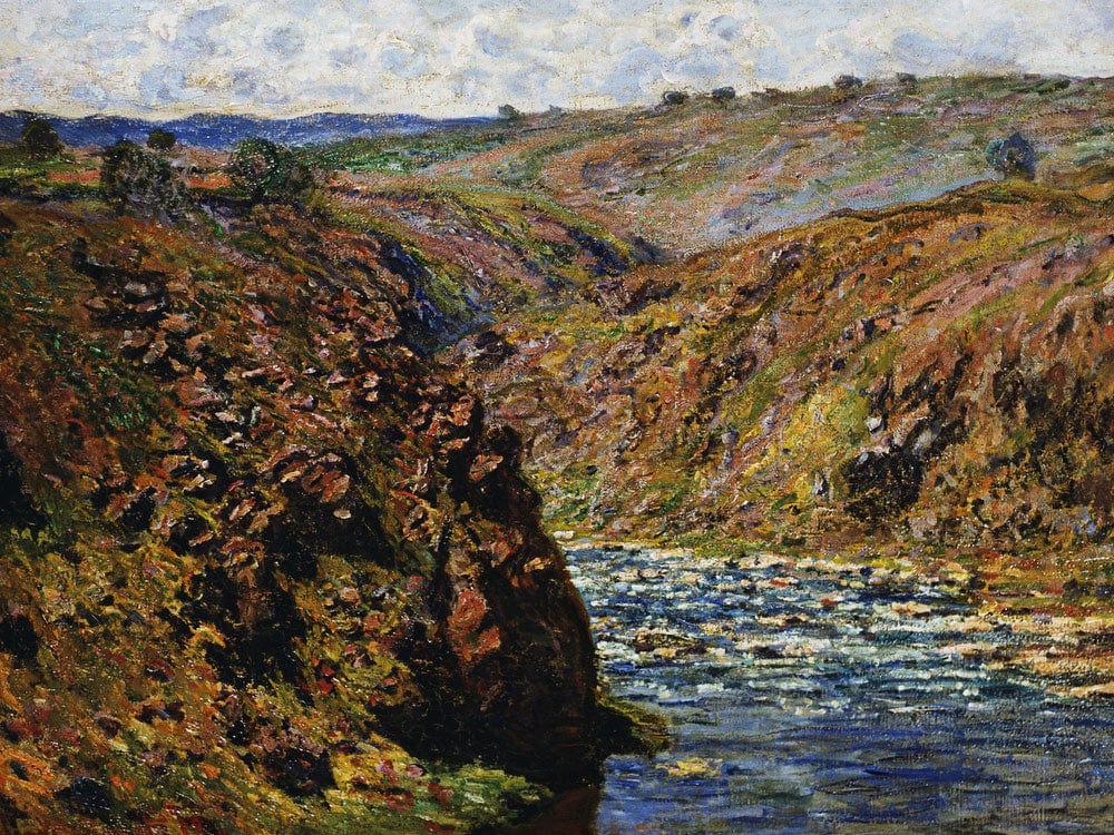 Valley Of The Creuse (Sunlight Effect) By Claude Monet Fine Art Print 2