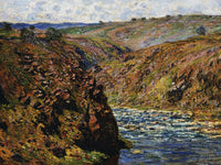 Valley Of The Creuse (Sunlight Effect) By Claude Monet Fine Art Print 2