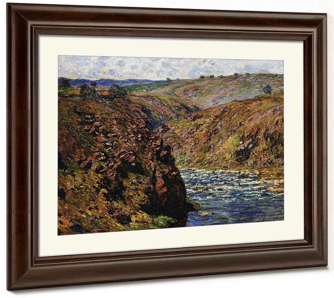 Valley Of The Creuse (Sunlight Effect) By Claude Monet Fine Art Print 2