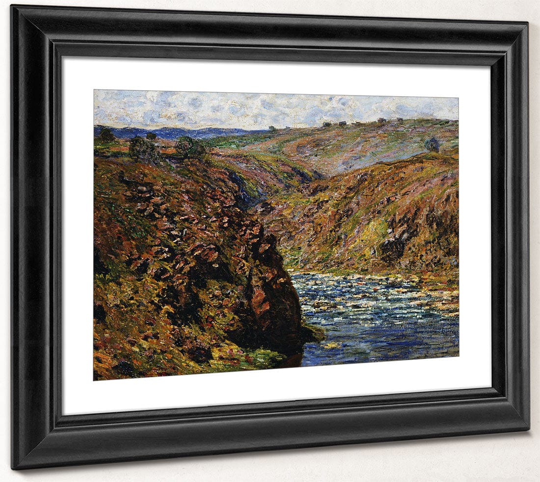 Valley Of The Creuse (Sunlight Effect) By Claude Monet Fine Art Print 2