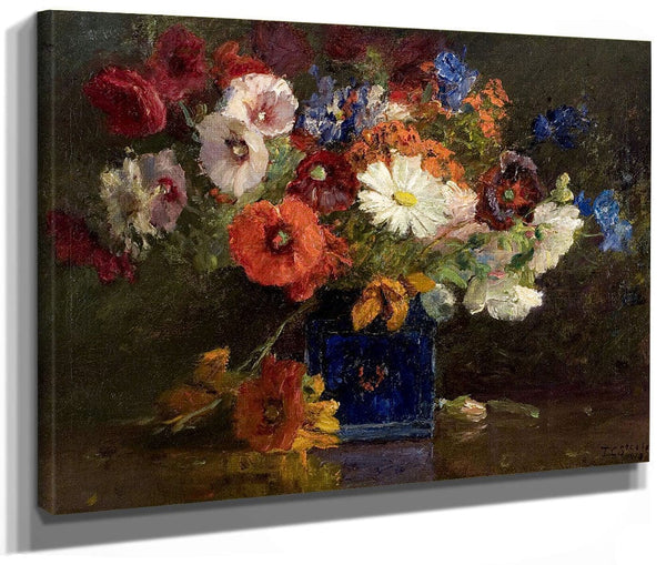 Vase Of Flowers By Theodore Clement Steele Fine Art Print 2