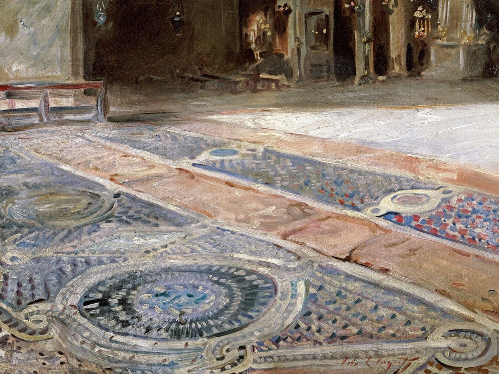 Venetian Interior By John Singer Sargent Fine Art Print 2