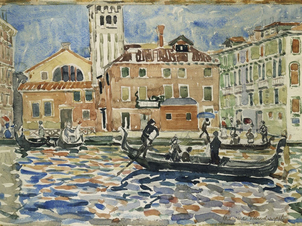 Venice By Maurice Brazil Prendergast Fine Art Print 2