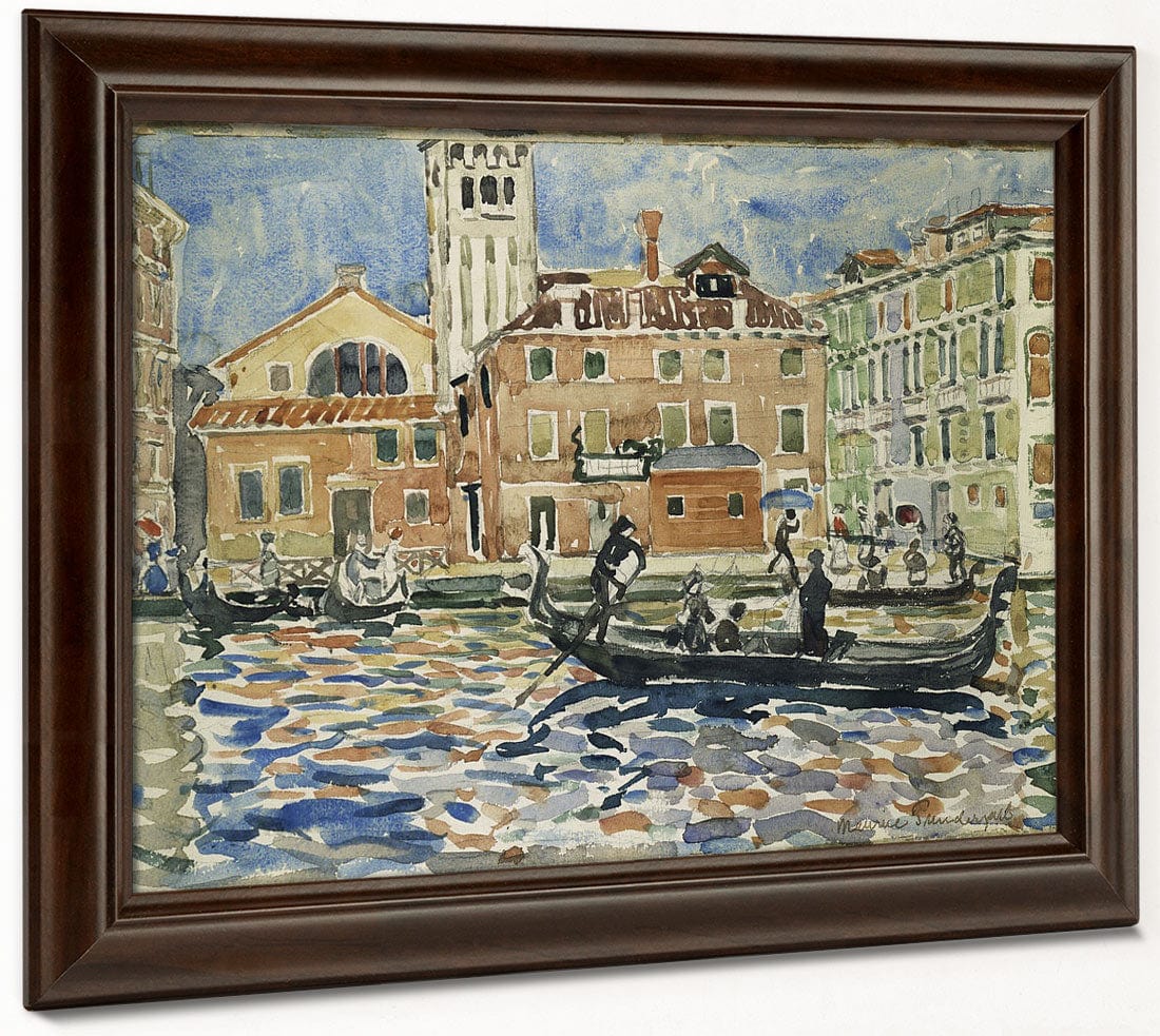 Venice By Maurice Brazil Prendergast Fine Art Print 2