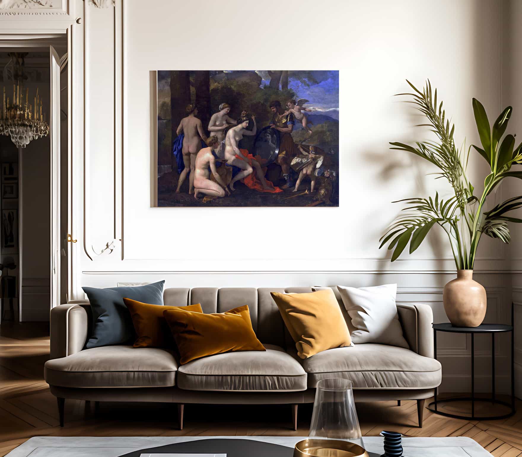 Venus And Mars By Nicolas Poussin Fine Art Print 2