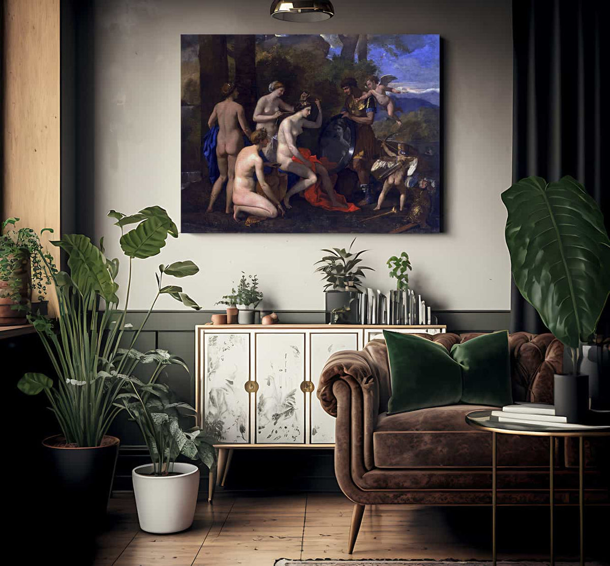 Venus And Mars By Nicolas Poussin Fine Art Print 2