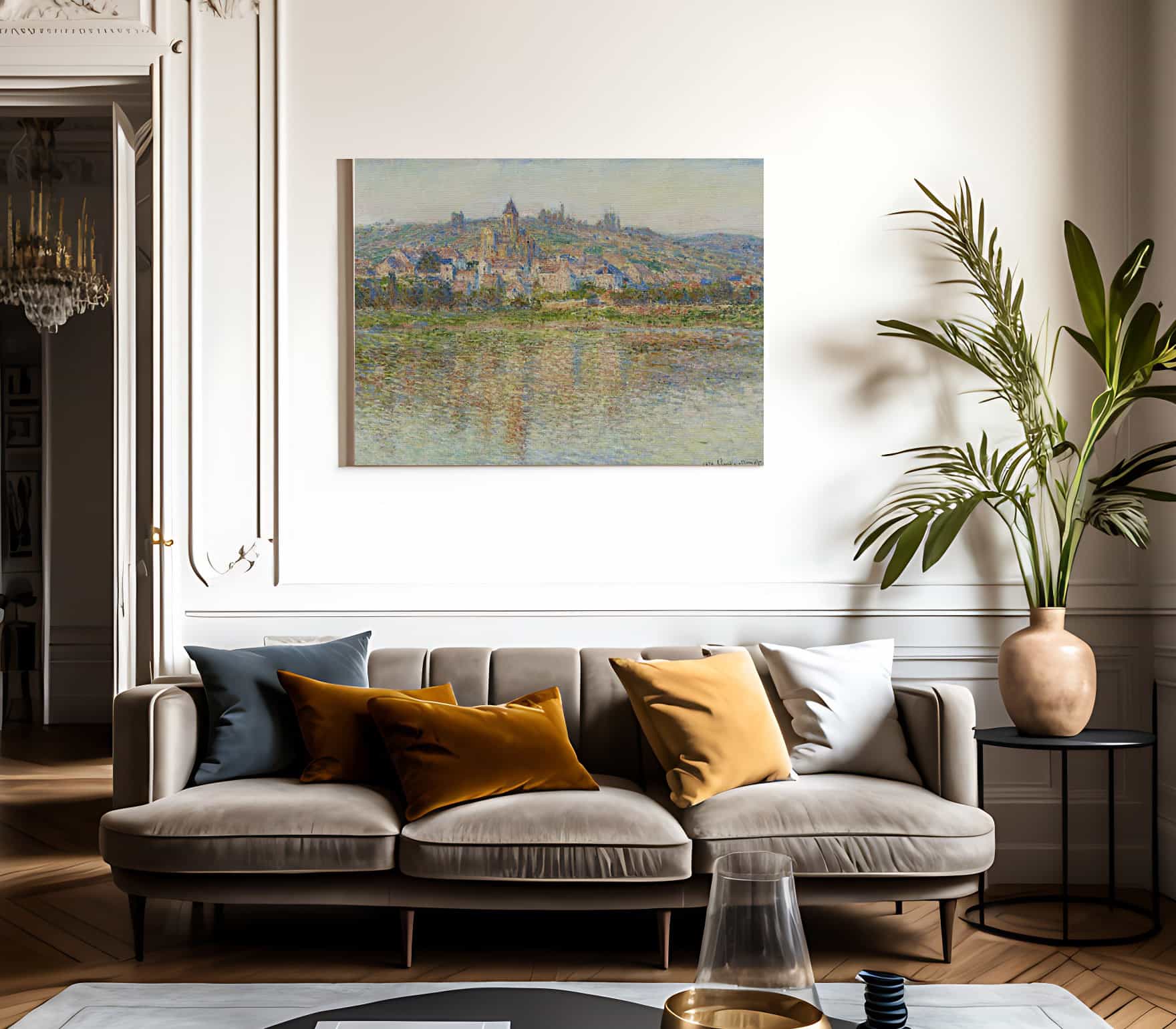 Vetheuil En Ete By Claude Monet Fine Art Print 2