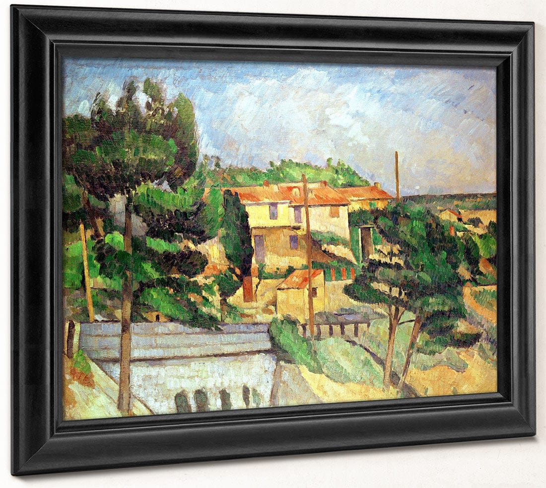Viaduct At Estaque By Paul Cezanne Fine Art Print 2