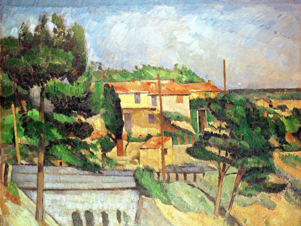Viaduct At Estaque By Paul Cezanne Fine Art Print 2