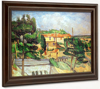 Viaduct At Estaque By Paul Cezanne Fine Art Print 2
