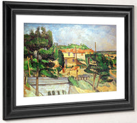Viaduct At Estaque By Paul Cezanne Fine Art Print 2