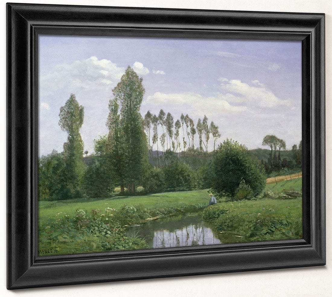 View At Rouelles By Claude Monet Fine Art Print 2