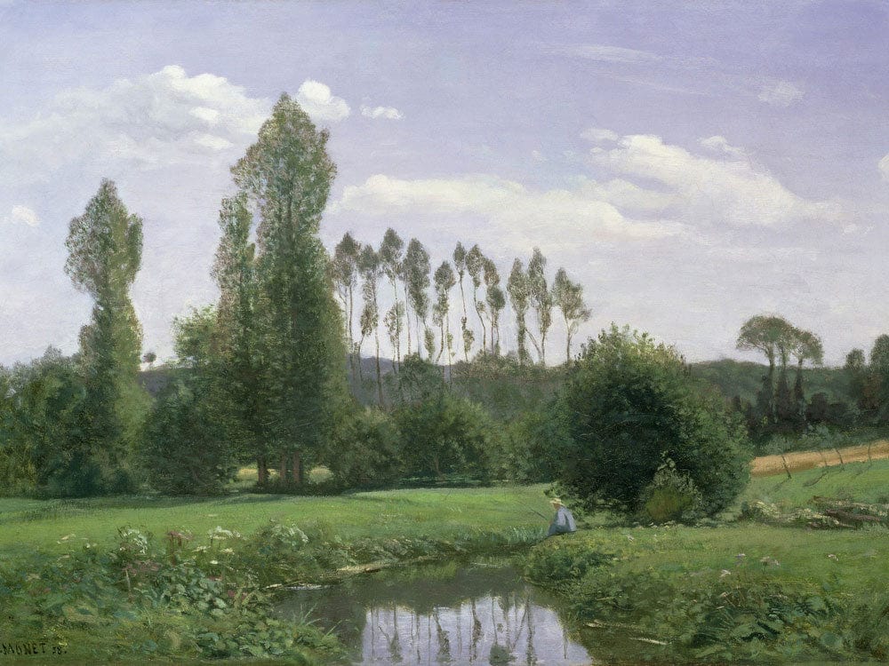 View At Rouelles By Claude Monet Fine Art Print 2