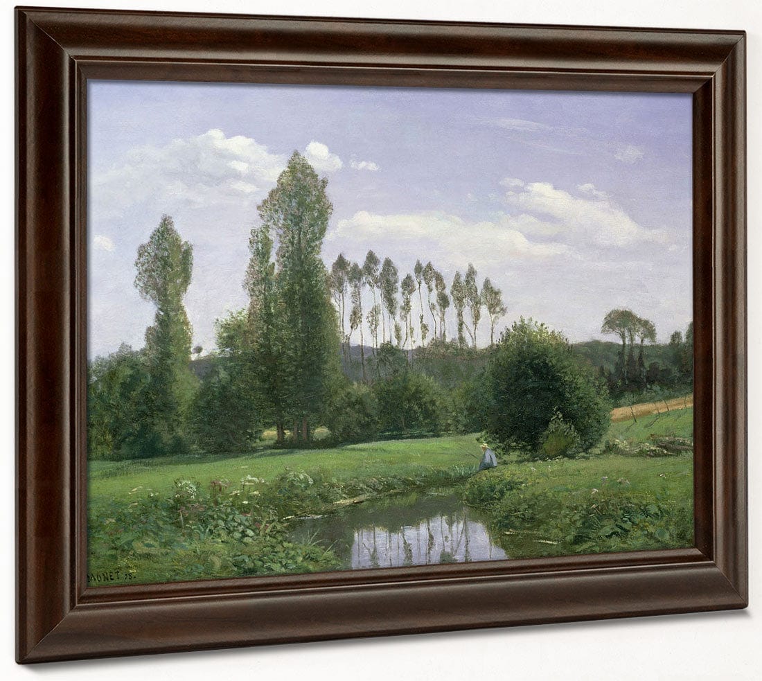 View At Rouelles By Claude Monet Fine Art Print 2