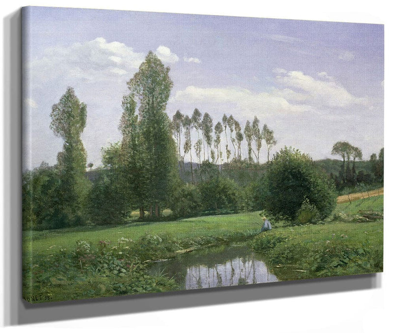 View At Rouelles By Claude Monet Fine Art Print 2