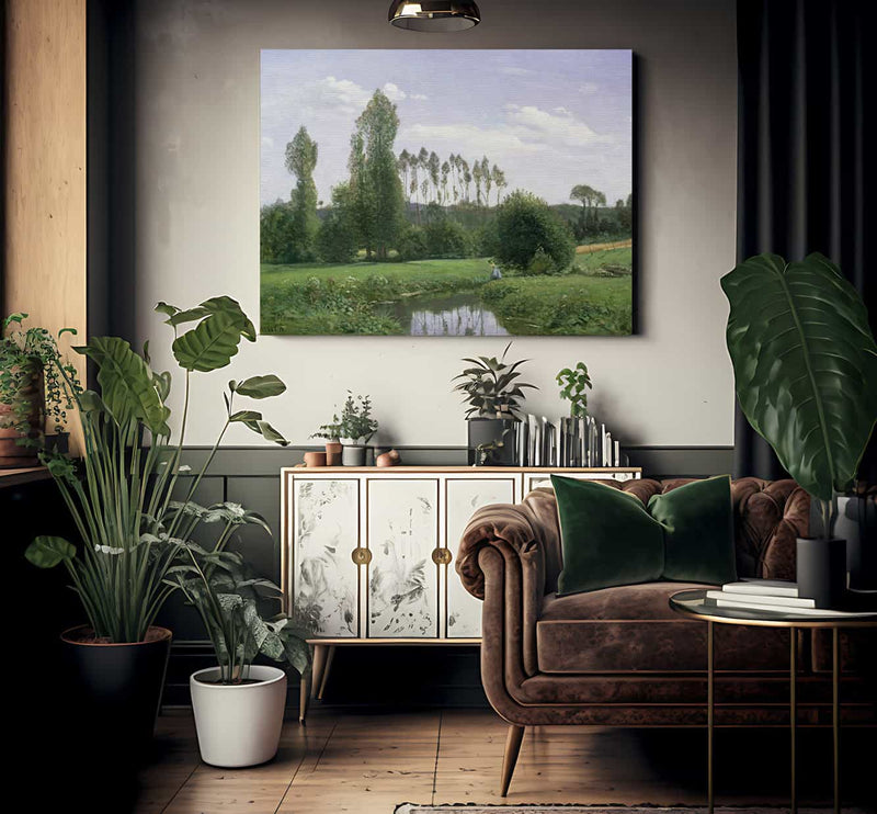 View At Rouelles By Claude Monet Fine Art Print 2