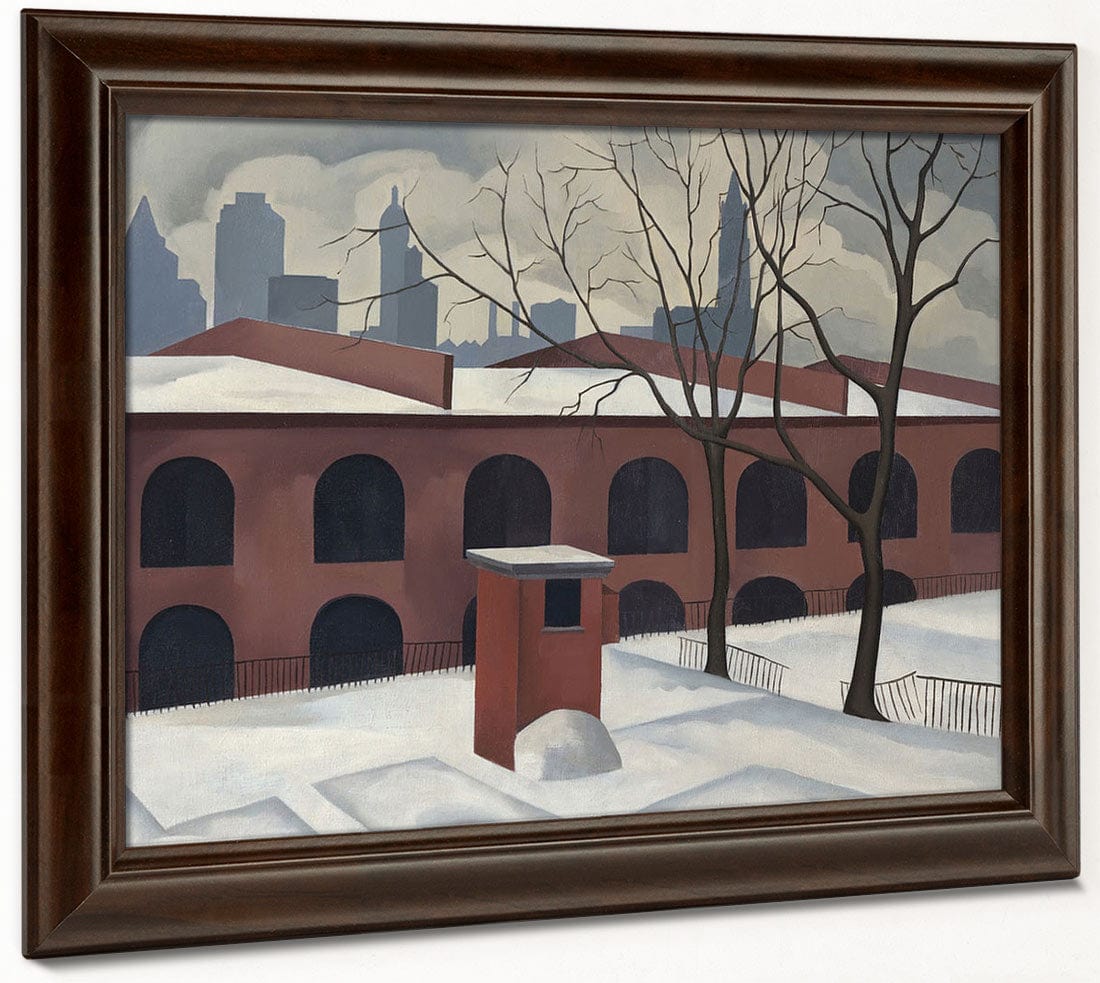 View From Brooklyn By George Ault Fine Art Print 2