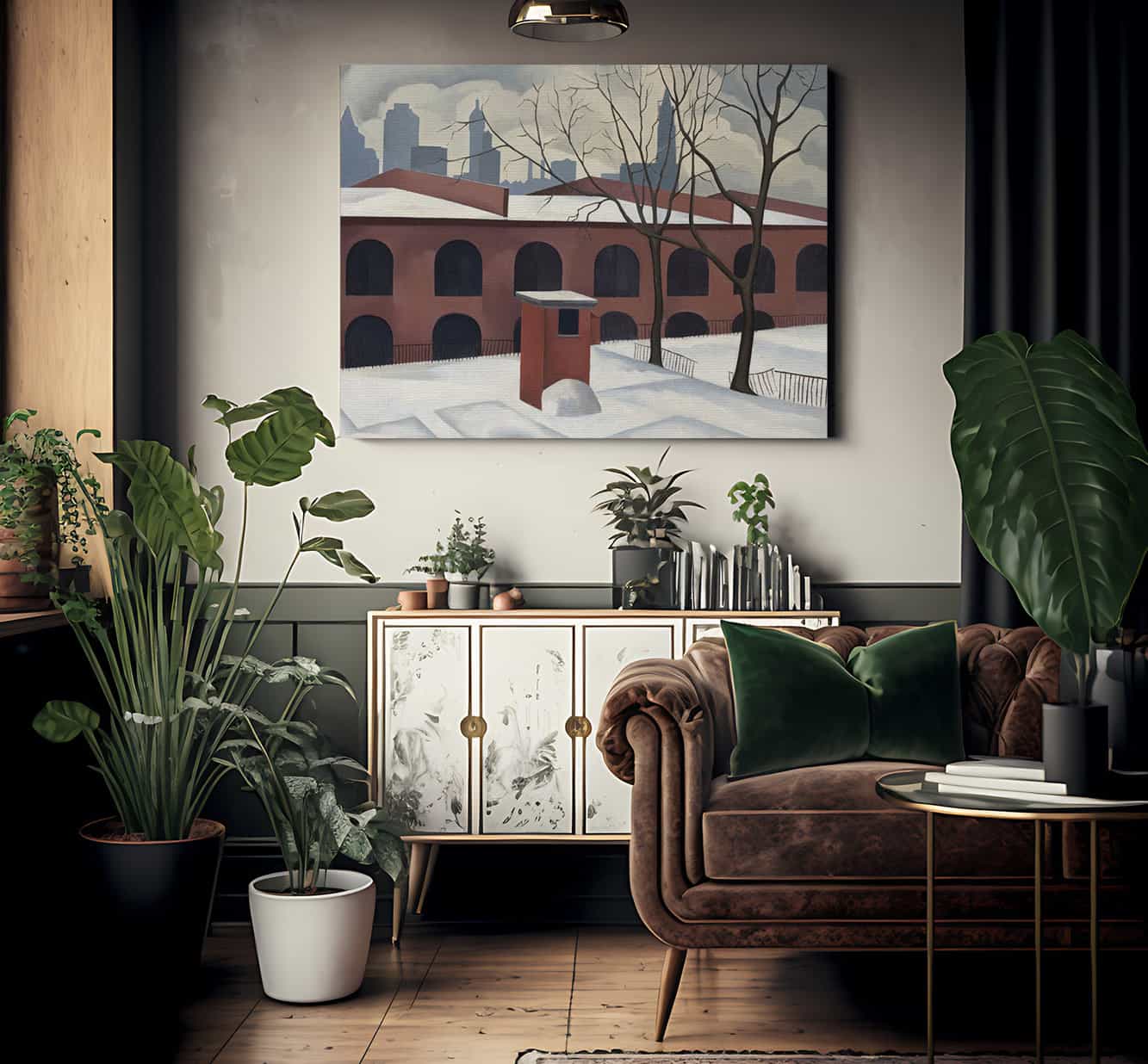 View From Brooklyn By George Ault Fine Art Print 2