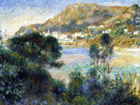 View From Cap Martin Of Monte Carlo By Pierre Auguste Renoir Fine Art Print 2