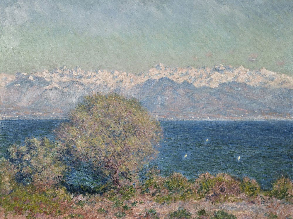 View Of Cap D'antibes By Claude Monet Fine Art Print 2