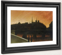 View Of Ile De Cite, Paris By Henri Julien Felix Rousseau Fine Art Print 2