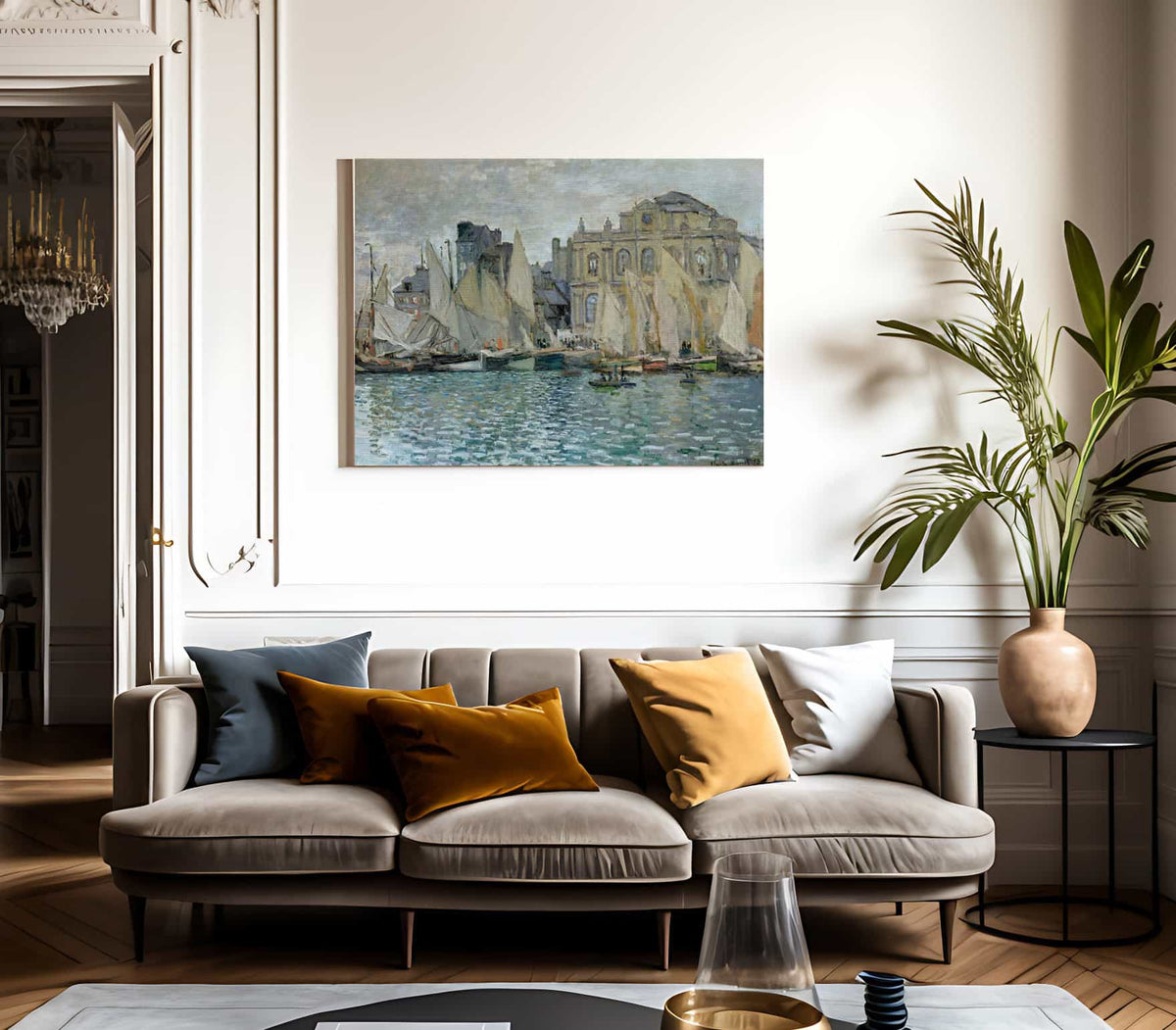 View Of Le Havre By Claude Monet Fine Art Print 2