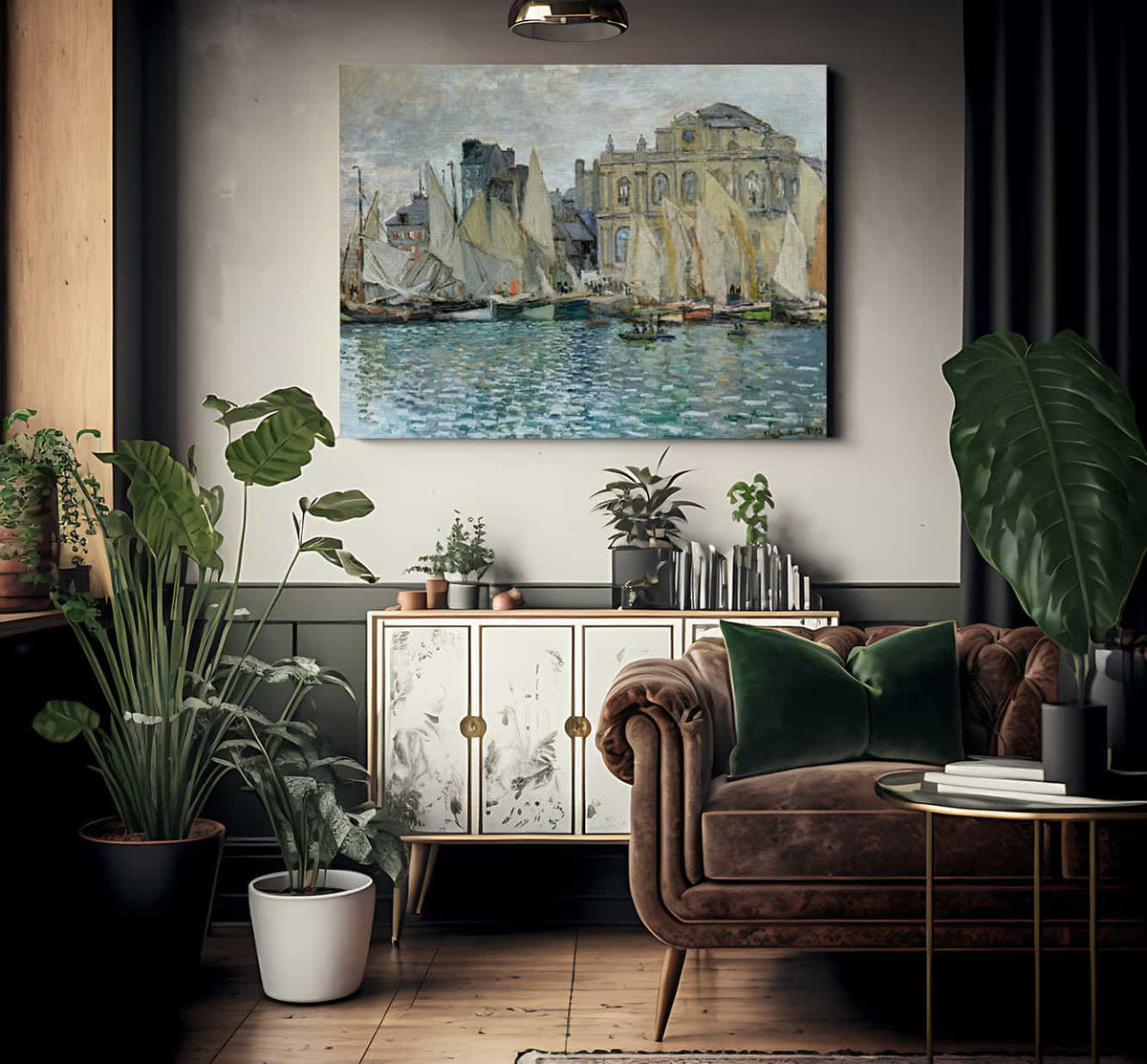 View Of Le Havre By Claude Monet Fine Art Print 2