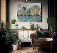 View Of Le Havre By Claude Monet Fine Art Print 2