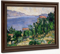 View Of Mount Marseilleveyre And The Isle Of Maire 1 By Paul Cezanne Fine Art Print 2