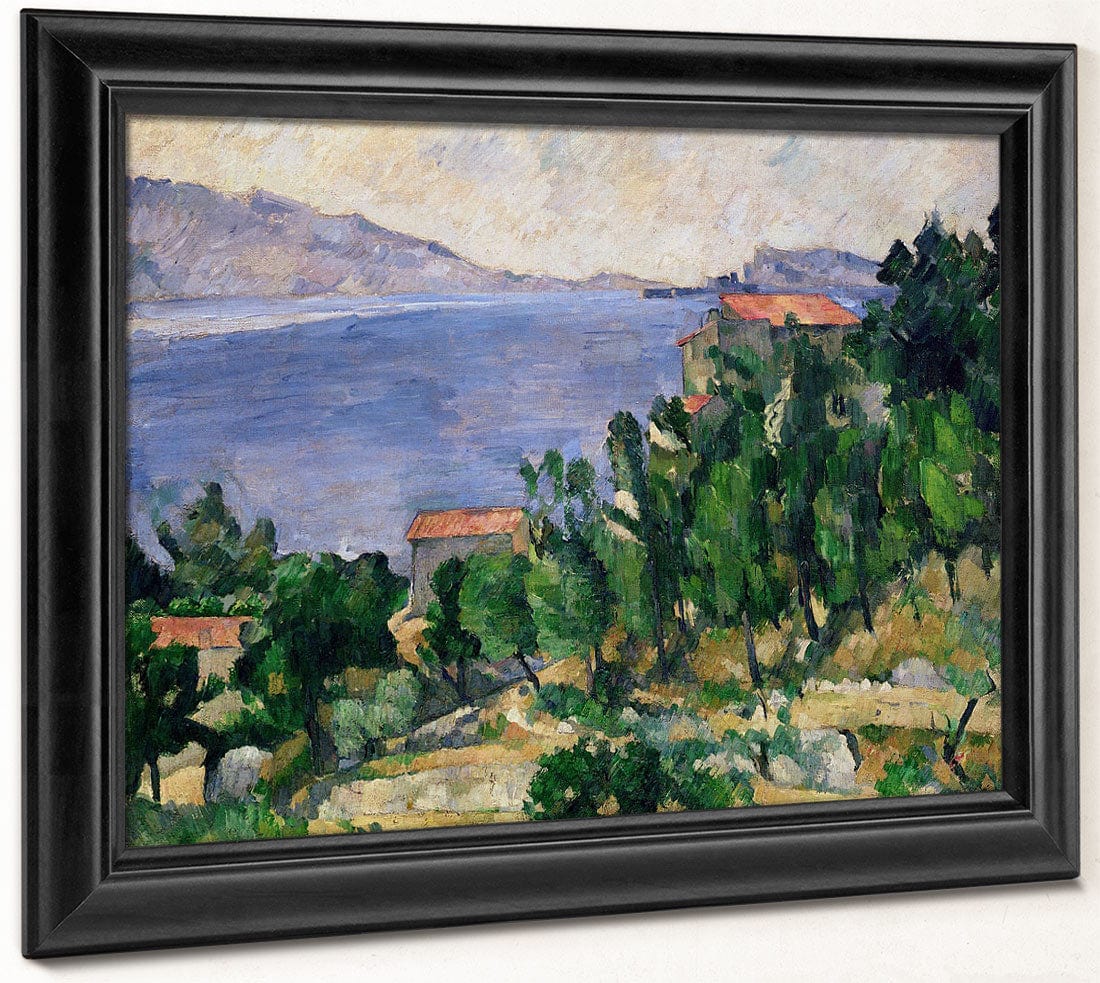 View Of Mount Marseilleveyre And The Isle Of Maire By Paul Cezanne Fine Art Print 2