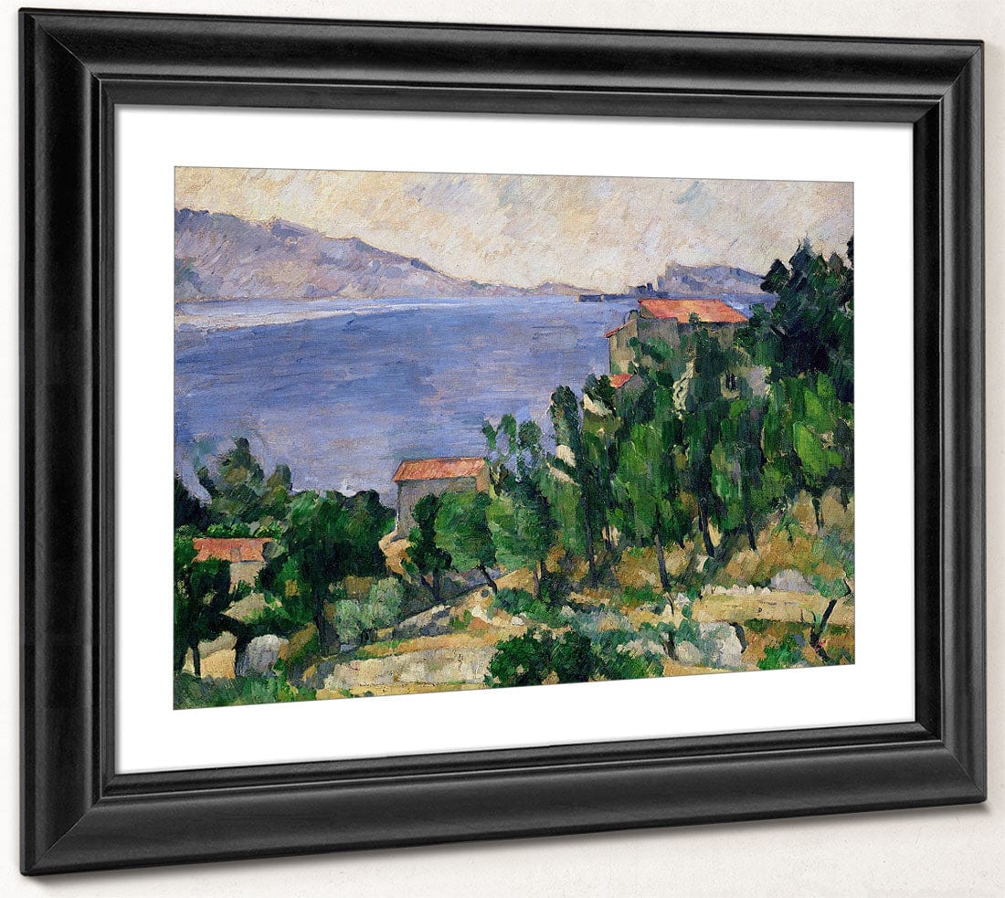 View Of Mount Marseilleveyre And The Isle Of Maire By Paul Cezanne Fine Art Print 2