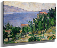 View Of Mount Marseilleveyre And The Isle Of Maire By Paul Cezanne Fine Art Print 2