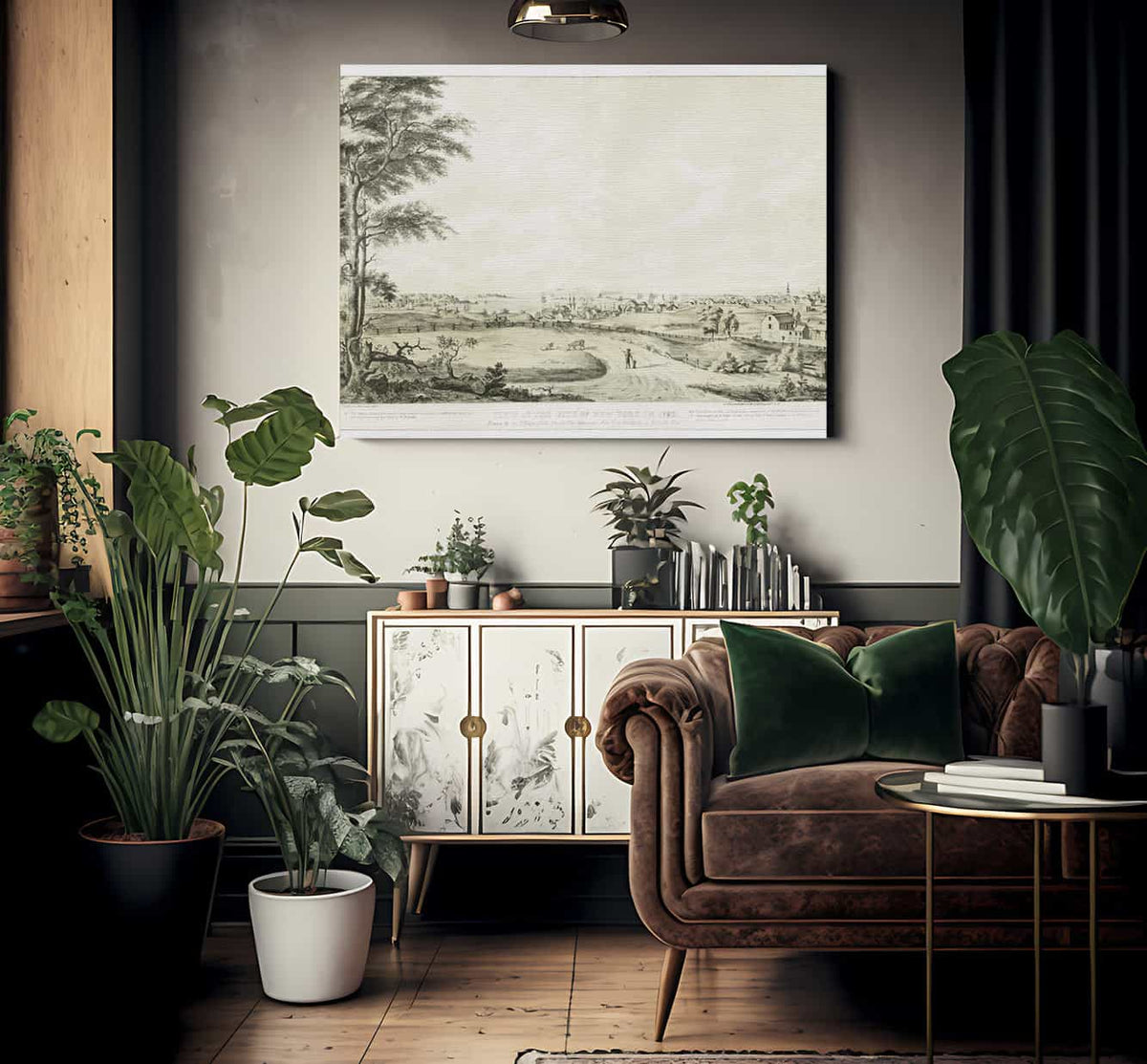 View Of The City Of New York In 1792 2 By George Hayward Fine Art Print 2