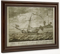 View Of The Lighthouse By William Burgis Fine Art Print 2