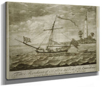 View Of The Lighthouse By William Burgis Fine Art Print 2