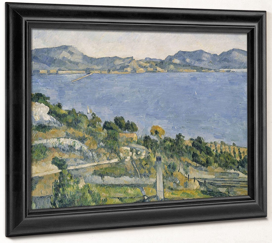 View Of The Marseille Gulf From L'estaque, Ca. 1878 79 By Paul Cezanne Fine Art Print 2