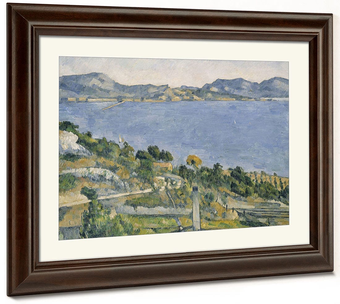 View Of The Marseille Gulf From L'estaque, Ca. 1878 79 By Paul Cezanne Fine Art Print 2