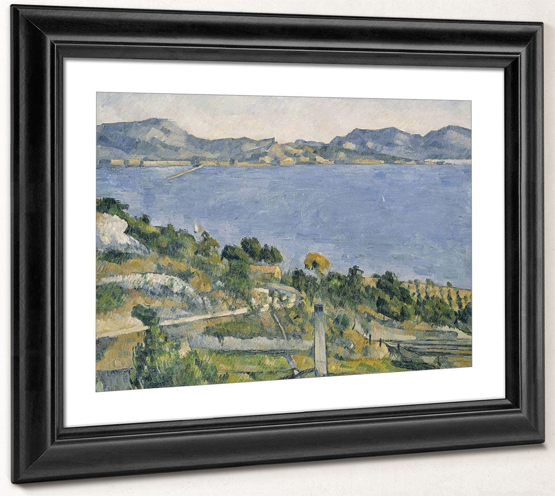 View Of The Marseille Gulf From L'estaque, Ca. 1878 79 By Paul Cezanne Fine Art Print 2
