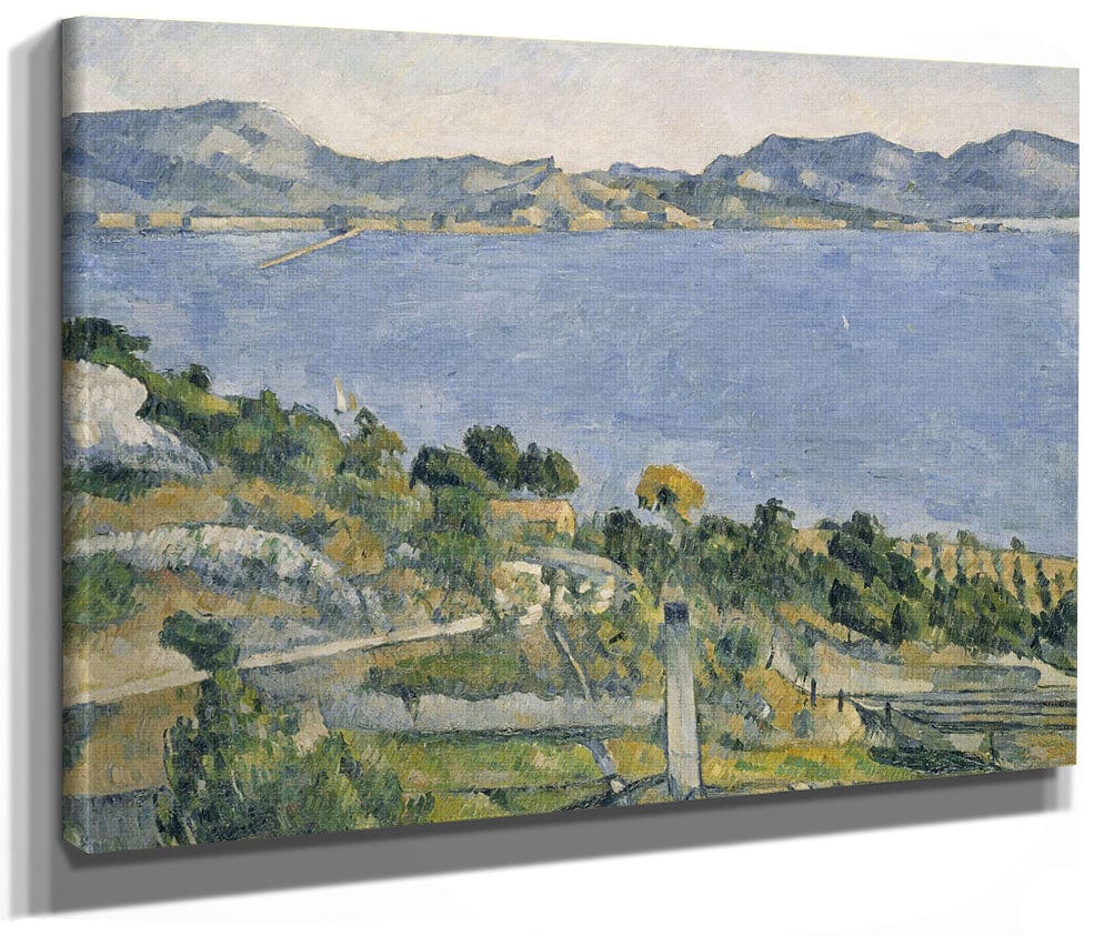 View Of The Marseille Gulf From L'estaque, Ca. 1878 79 By Paul Cezanne Fine Art Print 2