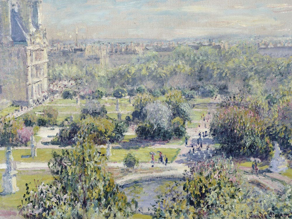 View Of The Tuileries Gardens, Paris By Claude Monet Fine Art Print 2