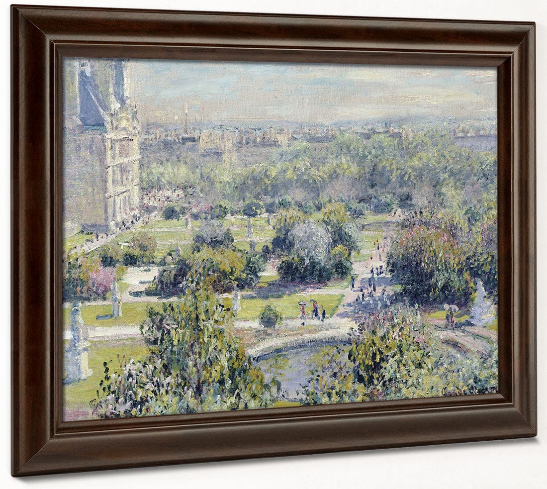 View Of The Tuileries Gardens, Paris By Claude Monet Fine Art Print 2