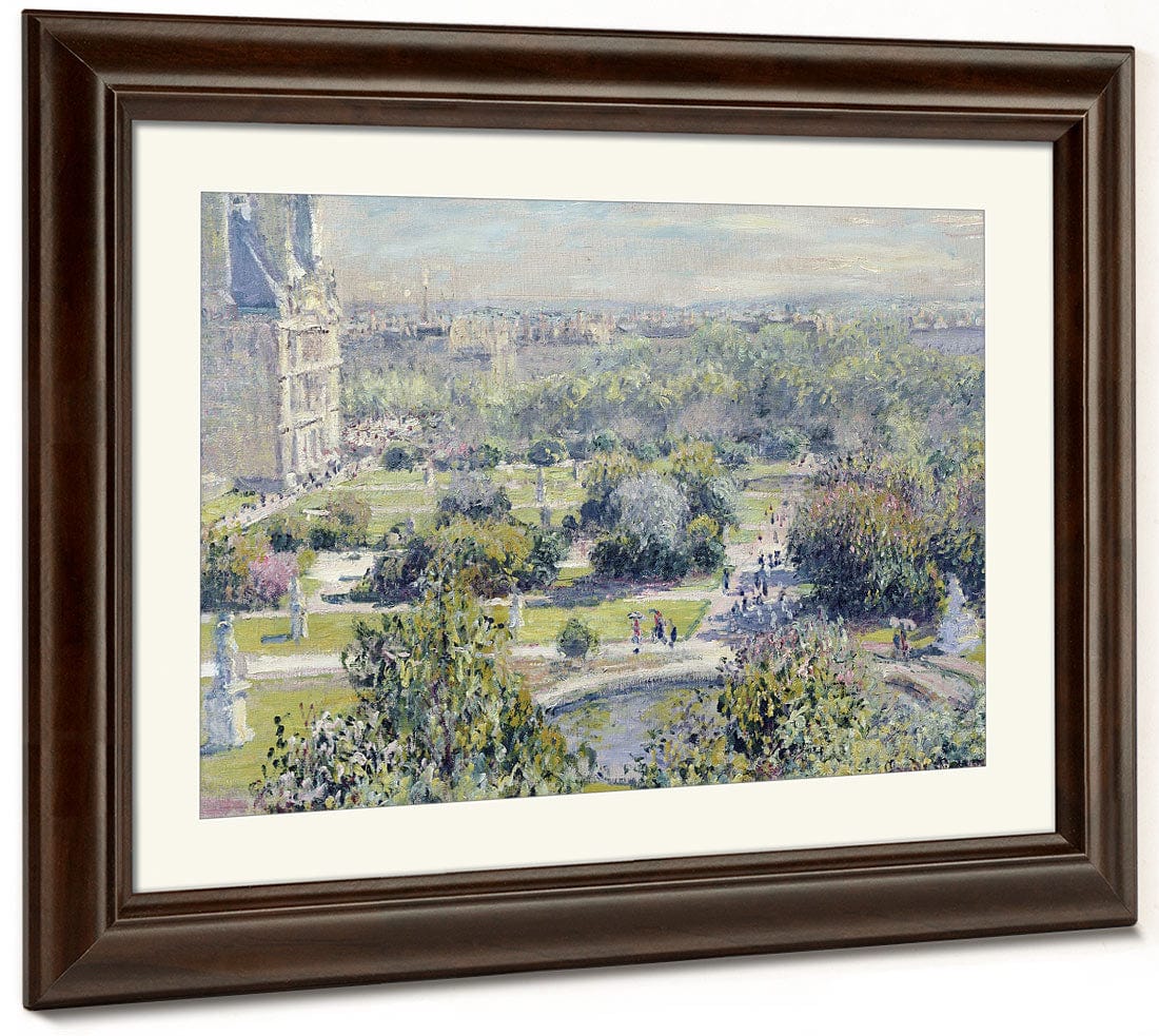 View Of The Tuileries Gardens, Paris By Claude Monet Fine Art Print 2