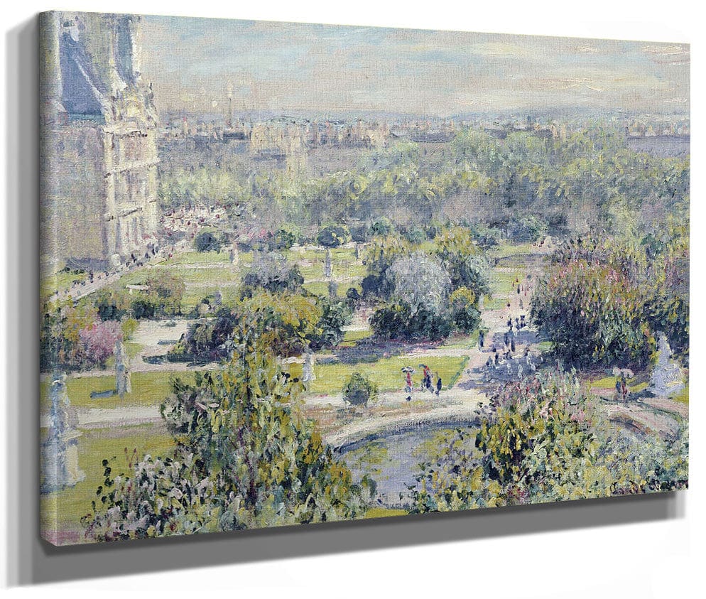 View Of The Tuileries Gardens, Paris By Claude Monet Fine Art Print 2