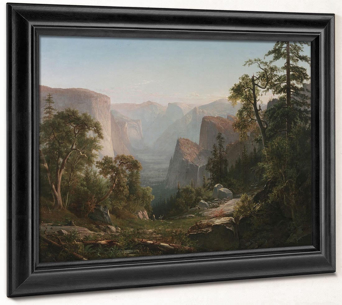 View Of The Yosemite Valley By Thomas Hill Fine Art Print 2