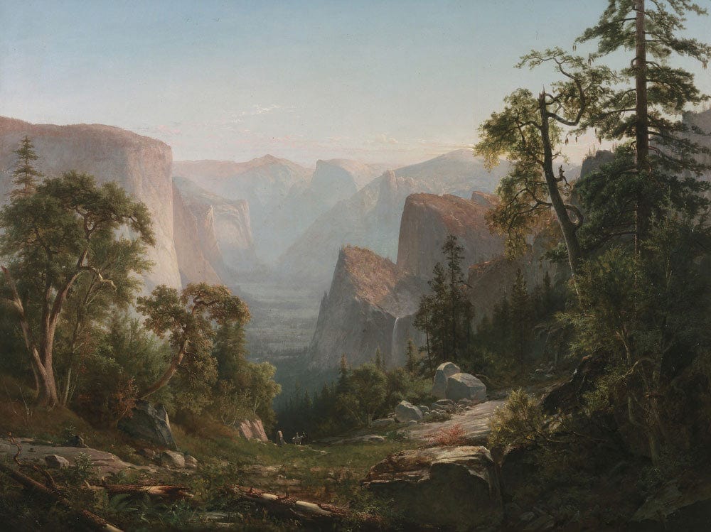 View Of The Yosemite Valley By Thomas Hill Fine Art Print 2