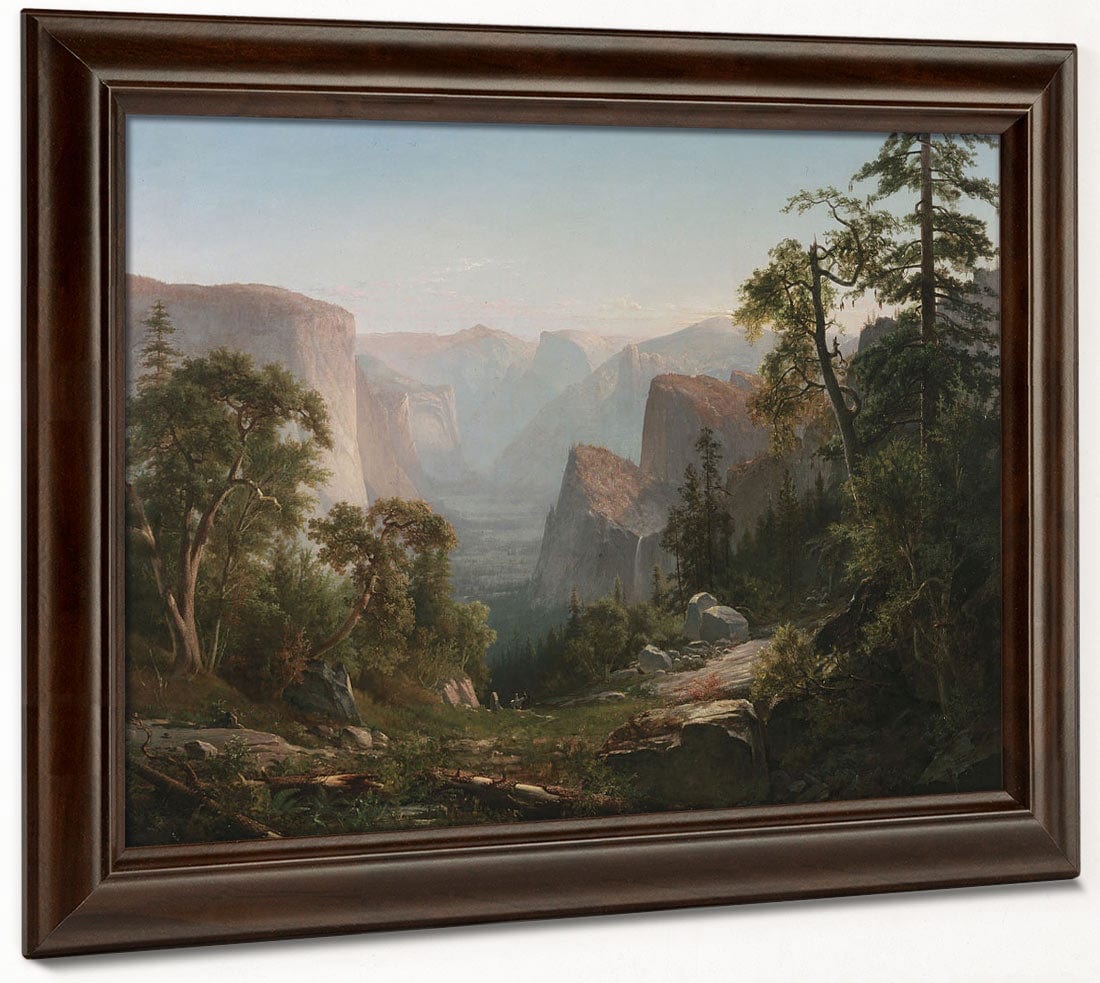 View Of The Yosemite Valley By Thomas Hill Fine Art Print 2